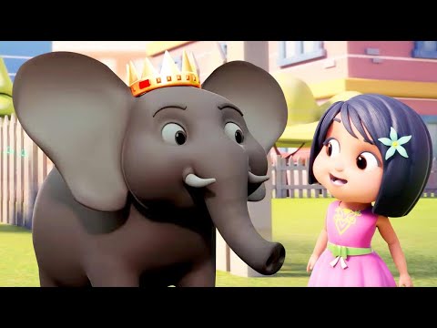 Hathi Raja Kahan Chale |Hindi Rhymes For Kids | हाथी राजा कहाँ चले | NooNoo kids - Hindi