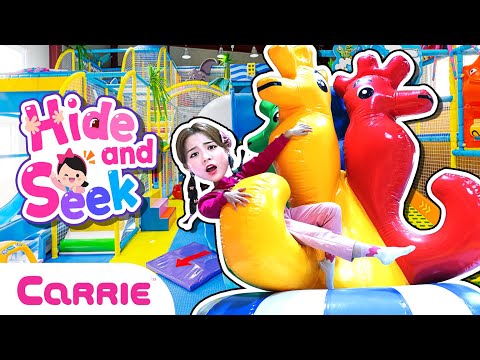 캐리 색깔 놀이터 브레드이발소 캐릭터 찾기 놀이 | 숨바꼭질 Hide and Seek
