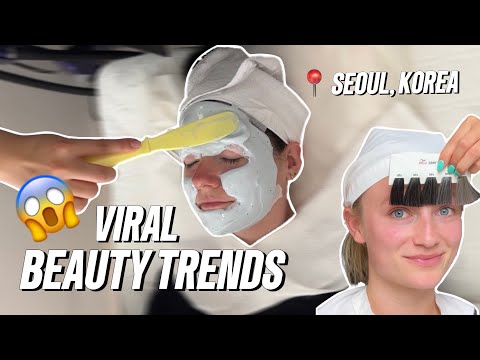 WE TRIED ALL THE VIRAL BEAUTY TRENDS IN SOUTH KOREA 👀