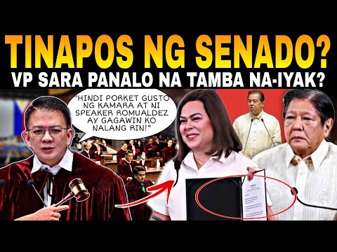 ITO ANG GOODNEWS! SENAD0 UMATRAS IMPEACHMENT NI VP SARA TlNAP0S NA? KAMARA BBM ADMlN NAGULANTANG!?