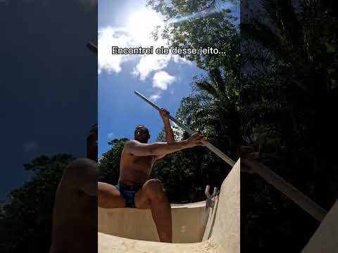 ELE QUASE SE AFOGOU NO RIO!