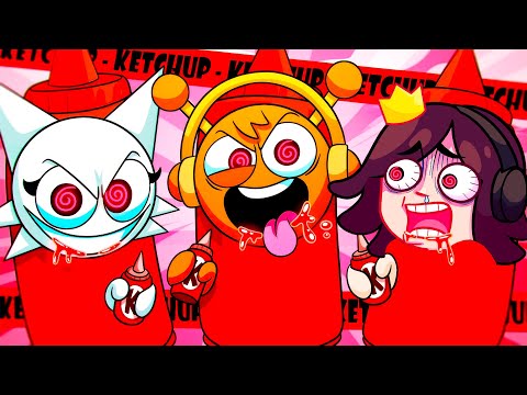 SPRUNKIS ¡PERO Son TODOS KETCHUP!😨​💀​ | Fabitoh Reacciona a Mini Crewmate Kills Sprunki