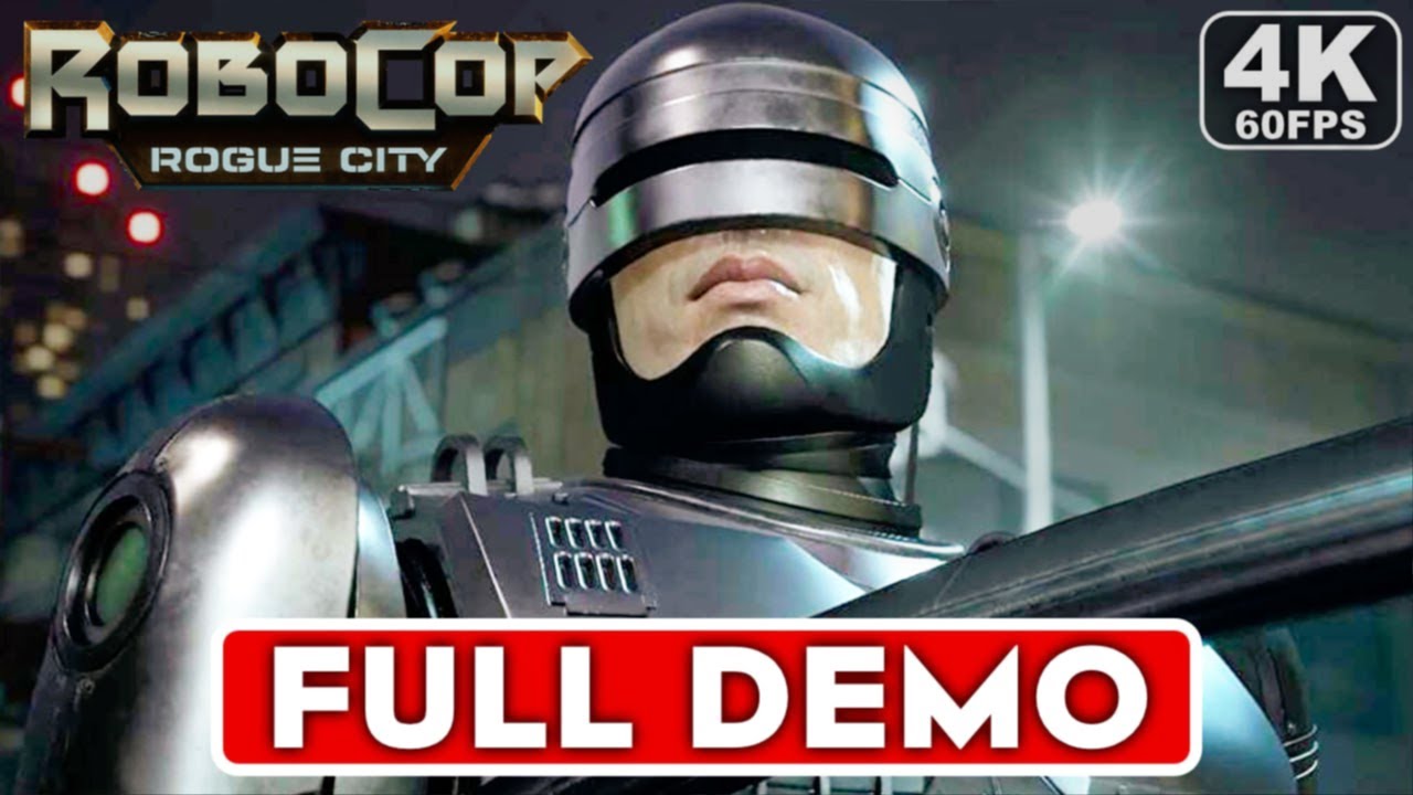 ROBOCOP ROGUE CITY Gameplay Walkthrough Part 1 FULL DEMO