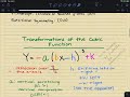 Understanding Cubic Functions and Transformations