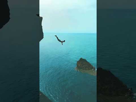 Would You Jump From Here? 😯 Cliff Dive Challenge 🐬