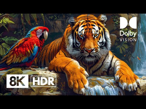 Epic 8K HDR Wildlife Moments - Majestic Animals Dolby Vision™ (OLED)