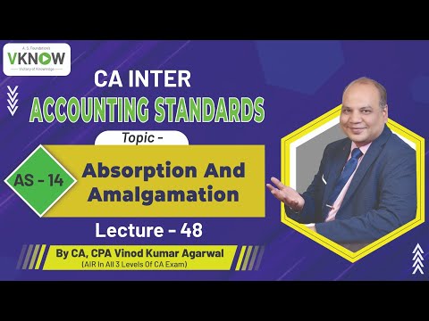 CA INTER Accounting Standards | AS - 14  Lecture - 48 | By CA, CPA Vinod Kumar Agarwal |