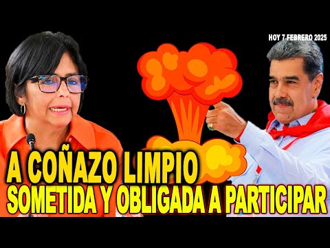 A COÑAZO LIMPIO DELCY RODRIGUEZ SOMETIDA Y OBLIGADA A PARTICIPAR