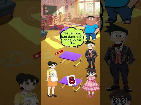 Bài kiểm tra của Shizuka bị nhầm lẫn từ 9 điểm thành 6 điểm 😂😂😂 #shizuka #nobita #doraemon #shorts