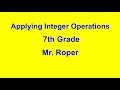 Exploring Integer Operations in Depth