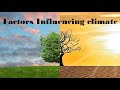 Climate Influences and Effects