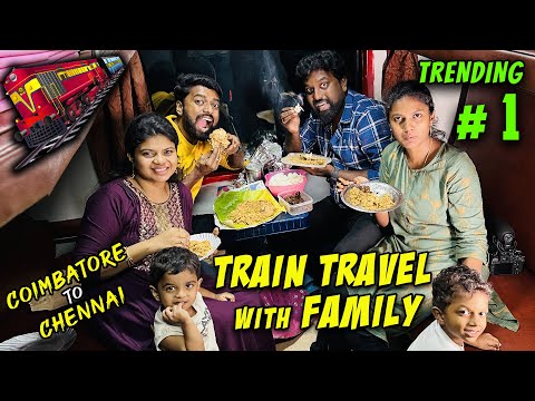 FIRST CLASS DINNER 🍽 Cabin Train Travel with Family 👪 Cheran Express 🚆 Coimbatore to chennai