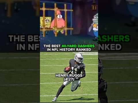 RANKING GREATEST 40-YARD DASH TIMES OF ALL TIME #nflcombine #nfl #shorts
