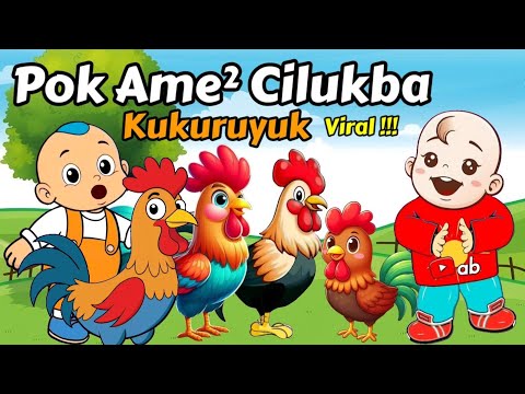 Pok Ame Cilukba - Kukuruyuk Ayam berkokok