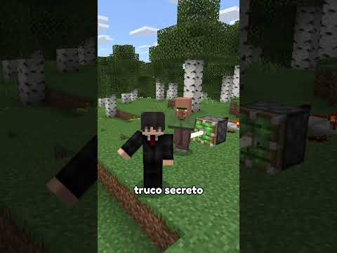 El aldeano verde en Minecraft Bedrock! 😮