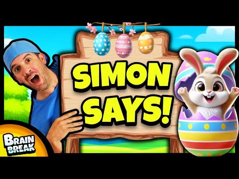🎉 Simon Says Easter Brain Break | Fun Spring Brain Breaks for Kids! 🐰🌷 Danny Go Noodle