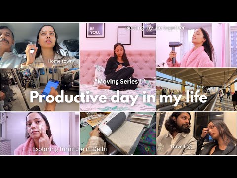 moving series 📦⭐ | episode one | Productive Vlog + Getting new furniture customized! Gulguli Singh