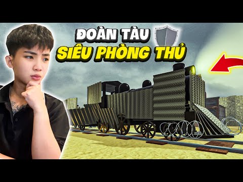 Mình Đã Xây Được " ĐOÀN TÀU SIÊU PHÒNG THỦ " Phá Đảo 80,000Km Trong Dead Rails !???