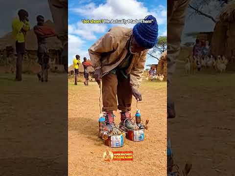 Flying Jet Shoes Made From Scrap!🤖🔥 #tech #duet #ai #shorts #viral #diy