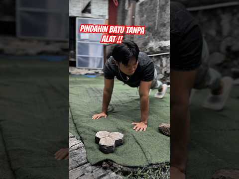 Bagaimana caraku memindahkan batu ini !! #shorts