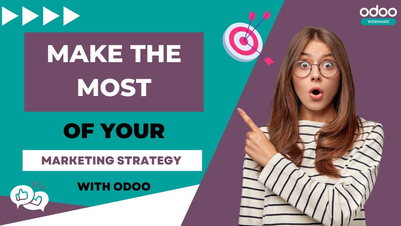 Make the most of your Marketing Strategy with Odoo! 💜 | 7/27/2023

Are you ready to take your marketing strategy to the next level? In this webinar, you'll learn all about our Marketing Automation ...