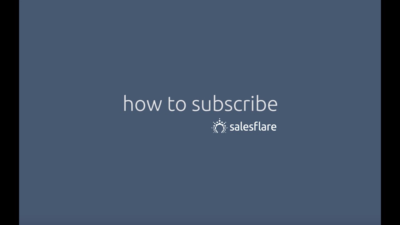 How To Renew Salesflare Subscription  ?
