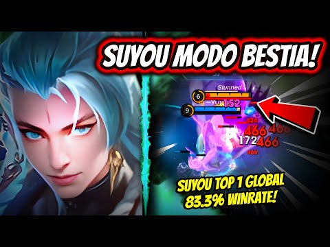 ¡SUYOU MODO SASUKE DESTROZA A NARUTO EN SEGUNDOS! SUYOU TOP 1 GLOBAL 83.3% WINRATE! | MOBILE LEGENDS