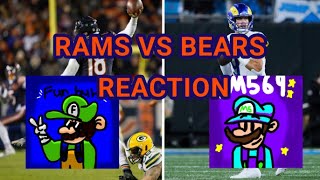 ARE THE BEARS LEGIT OR ARE THE RAMS BETTER? Fun Huh and M569 React to Bears VS Rams DIVISIONAL GAME