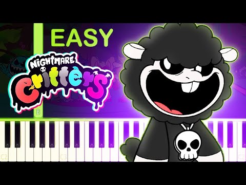 Nightmare Critters (Commercial Jingle) | Poppy Playtime Chapter 4 - EASY Piano Tutorial