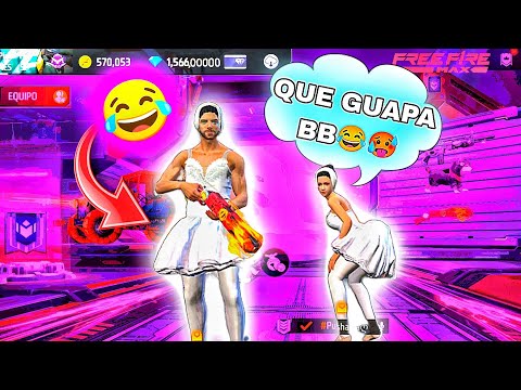 MI NOVIA ME OBLIGÓ A VESTIRME ASÍ 😨!! - Free Fire