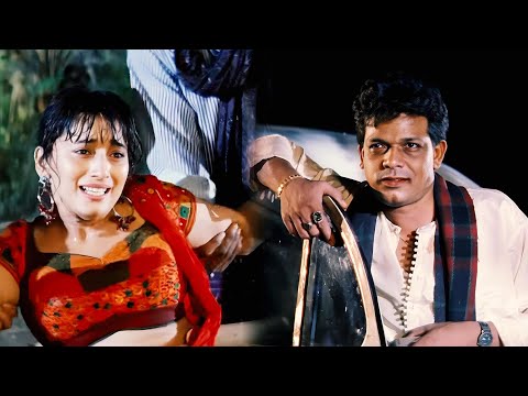 आधी रात को सुनसान जगह पर बाप के सामने किया बेटी को बेइज़्ज़त | Prem Granth | ज़बरदस्त मूवी सीन