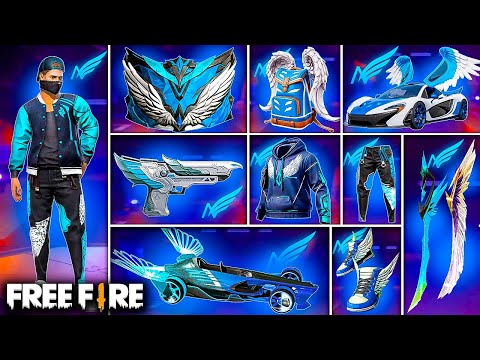 SOLO PODEMOS USAR COSAS ANGELICALES AZULES 💙🪽 FREE FIRE