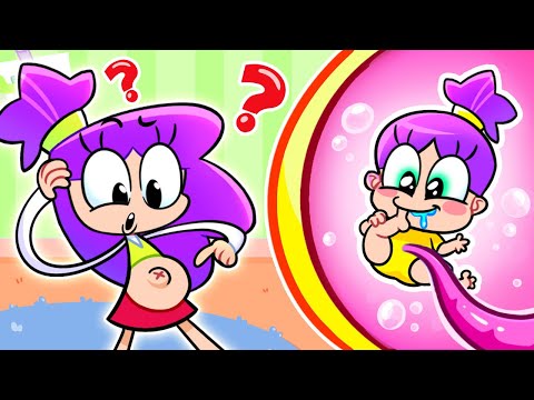 Parts Of The Baby's Body🤔✋🏻👄Funny English for Kids! #kids #funny #animation