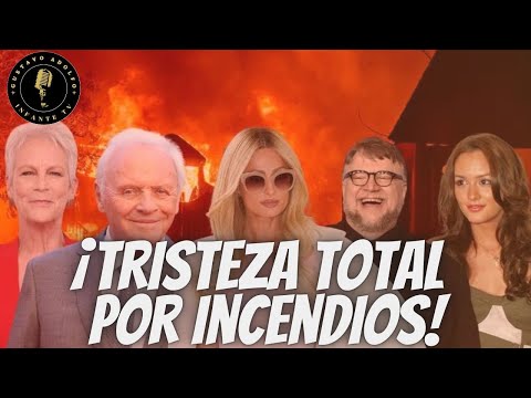 FAMOSOS con TRISTEZA y PREOCUPACIÓN por los INCENDIOS en California