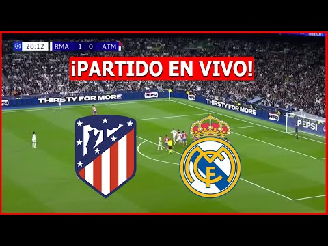 🔴 ATLETICO MADRID vs REAL MADRID EN VIVO ⚽ JUEGA MBAPPE vs JULIAN ALVAREZ CHAMPIONS LEAGUE 🏆