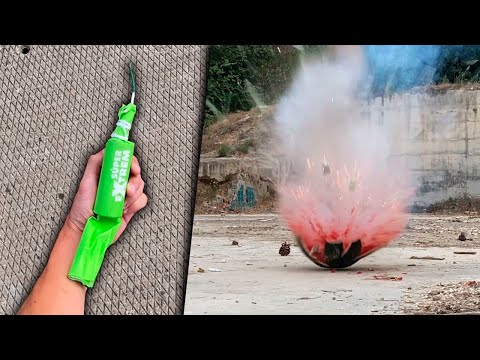 PETARDO GIGANTE VS SANDIA!! *experimentos caseros*