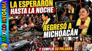 LA ESPERARON HASTA LA NOCHE. LA PARABAN EN LAS COMUNIDADES. REGRESÓ A MICHOACÁN Y CUMPLIÓ.