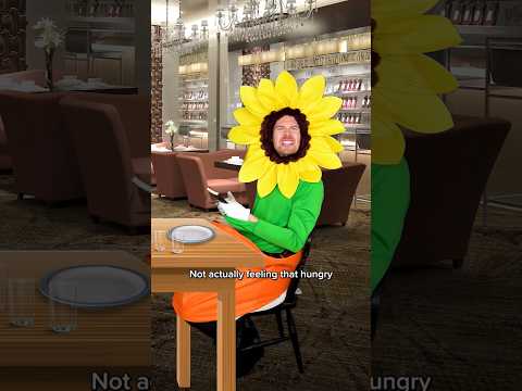 Plants go to a Restaurant 🌻 #comedy #nature #shorts