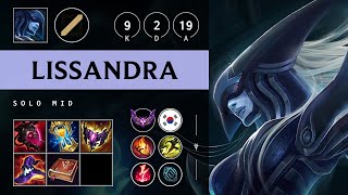 Lissandra Mid vs Zed - KR Master Patch 25.15
