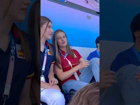 Princess Leonor & Infantasofia at Olympic 2024#trending #youtubeshorts #viral #shorts #yt