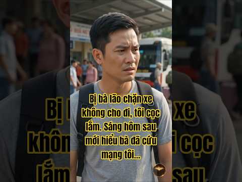 Bị bà lão chặn xe không cho đi, tôi cọc lắm. Sáng hôm sau mới hiểu bà đã cứu mạng tôi...