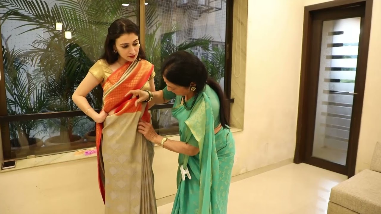 Kalpana Shah Saree Drapes | Stylish Office Wear | South India|