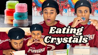 CRYSTAL Rock Candy TASTE Test… Gone VERY Wrong 🤢 (Silky Gem Review)