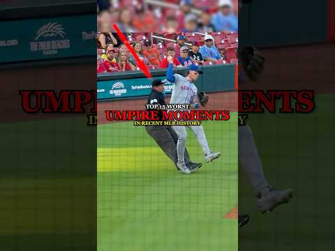 Top 15 Worst Umpire Moments in MLB History | Part 1