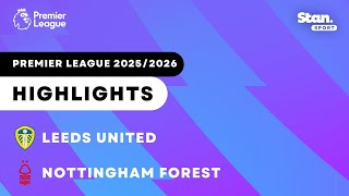 Leeds v Nottingham Forest | Highlights | Premier League 2025/26