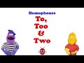 Exploring the Homophones: To, Too, and Two
