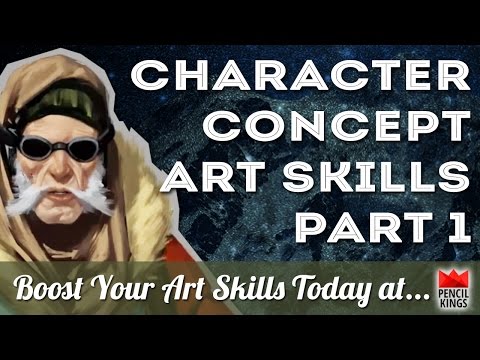 Learn Character Concept Art in Photoshop