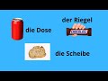German Vocabulary on Packaging and Quantities