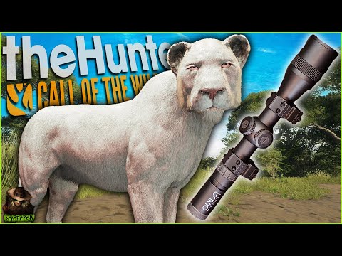 We Hunted An Albino Lion With The New Odin Scope! Call of the wild