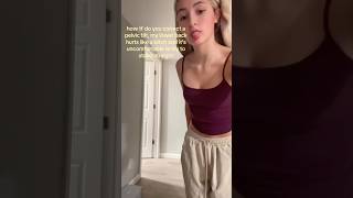 Her Pelvic Tilt Caused BACK PAIN?!🤯